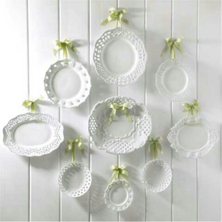 Decorative plates for hanging