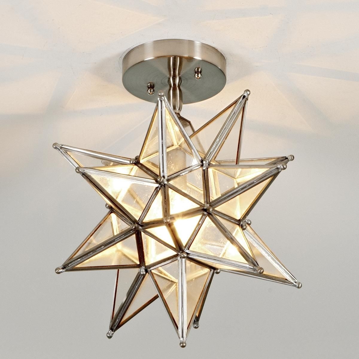 Star hanging deals light fixture