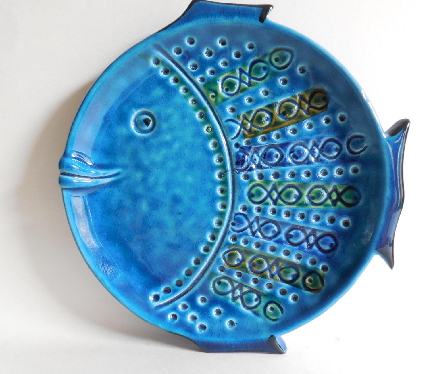 Creative Adorable Blue Birds Ceramic Nesting Measuring Cup Set of 4