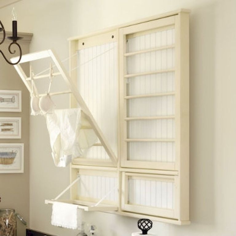 Fold out drying rack