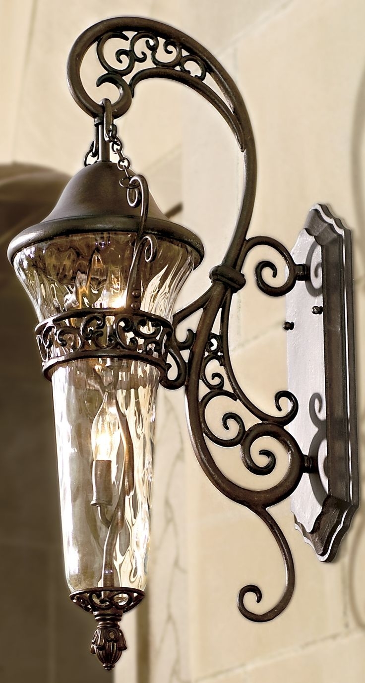 Lantern style indoor wall sconces
