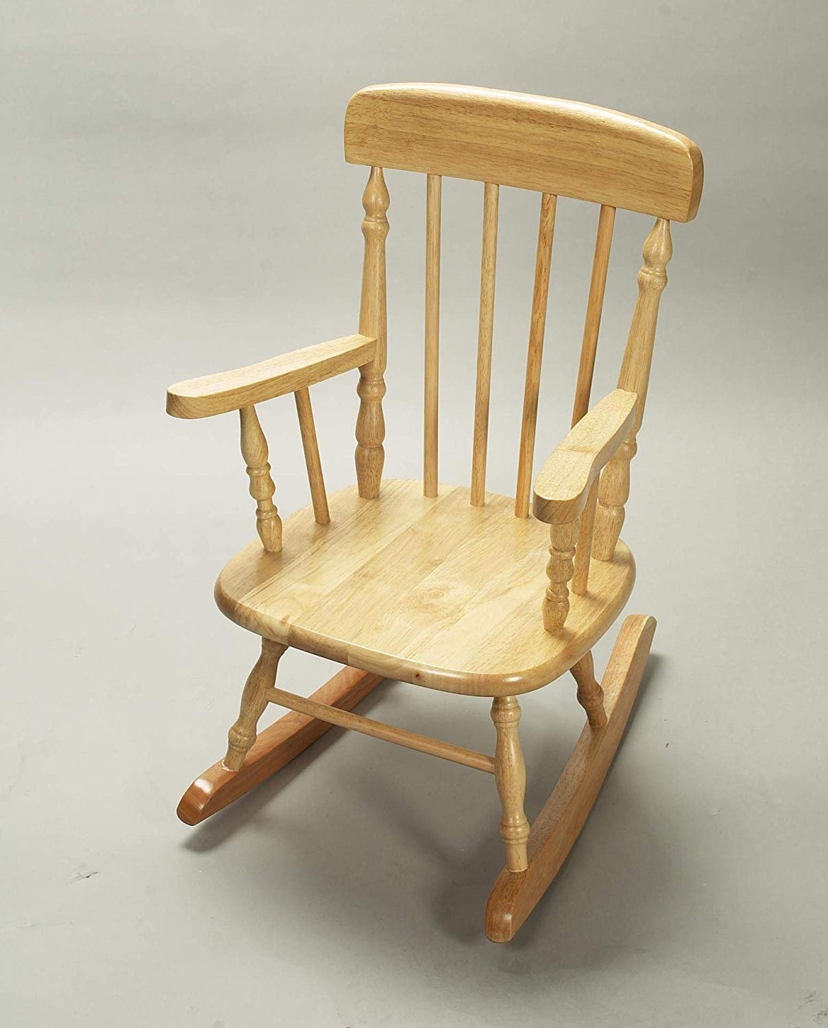 Gift Mark Deluxe Children?s Spindle Rocking Chair, Natural