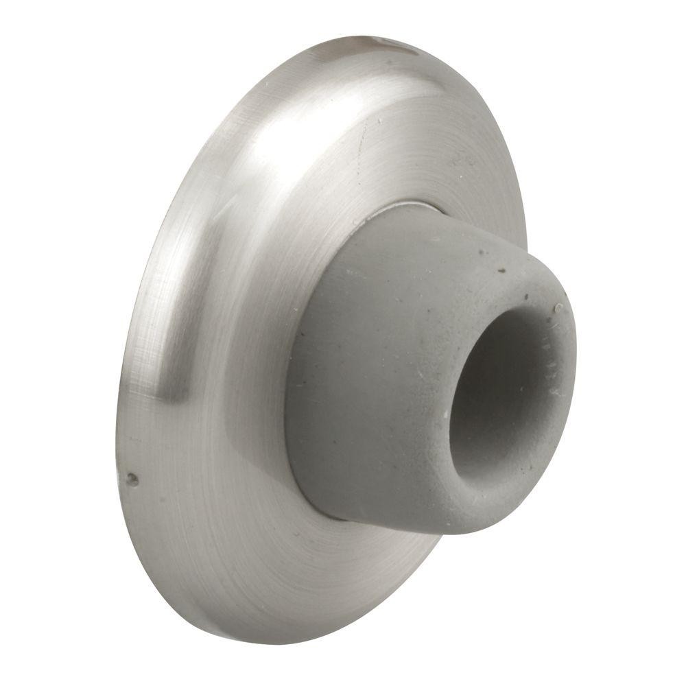 Prime-Line Products J 4540 Door Wall Stop, 2-1/2-Inch Diameter, Concave, Brushed Stainless Steel