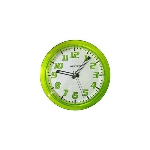 Westclox 32004G 7-3/4" Green Translucent Wall Clock