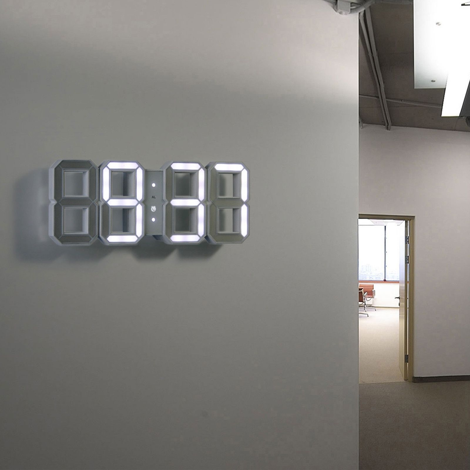 Modern Digital Wall Clock Foter