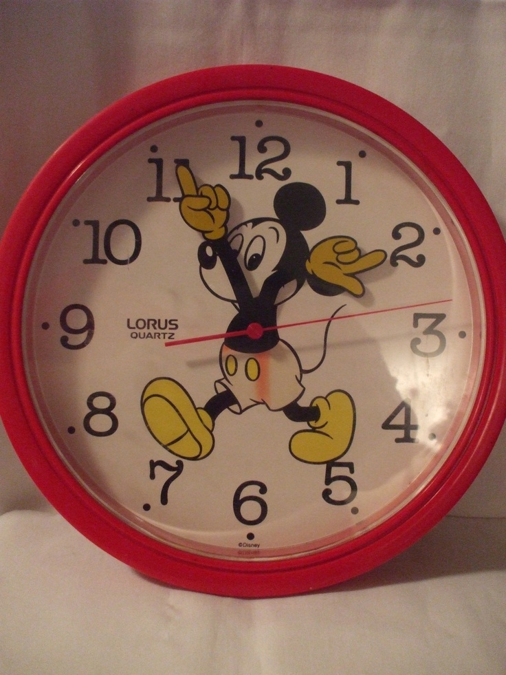 Mickey Mouse Wall Clock - Disney Room Decor Bundle for Kids, Adults with  10 Mickey and Friends Wall Clock Plus Bookmark and More | Mickey Mouse  Gifts