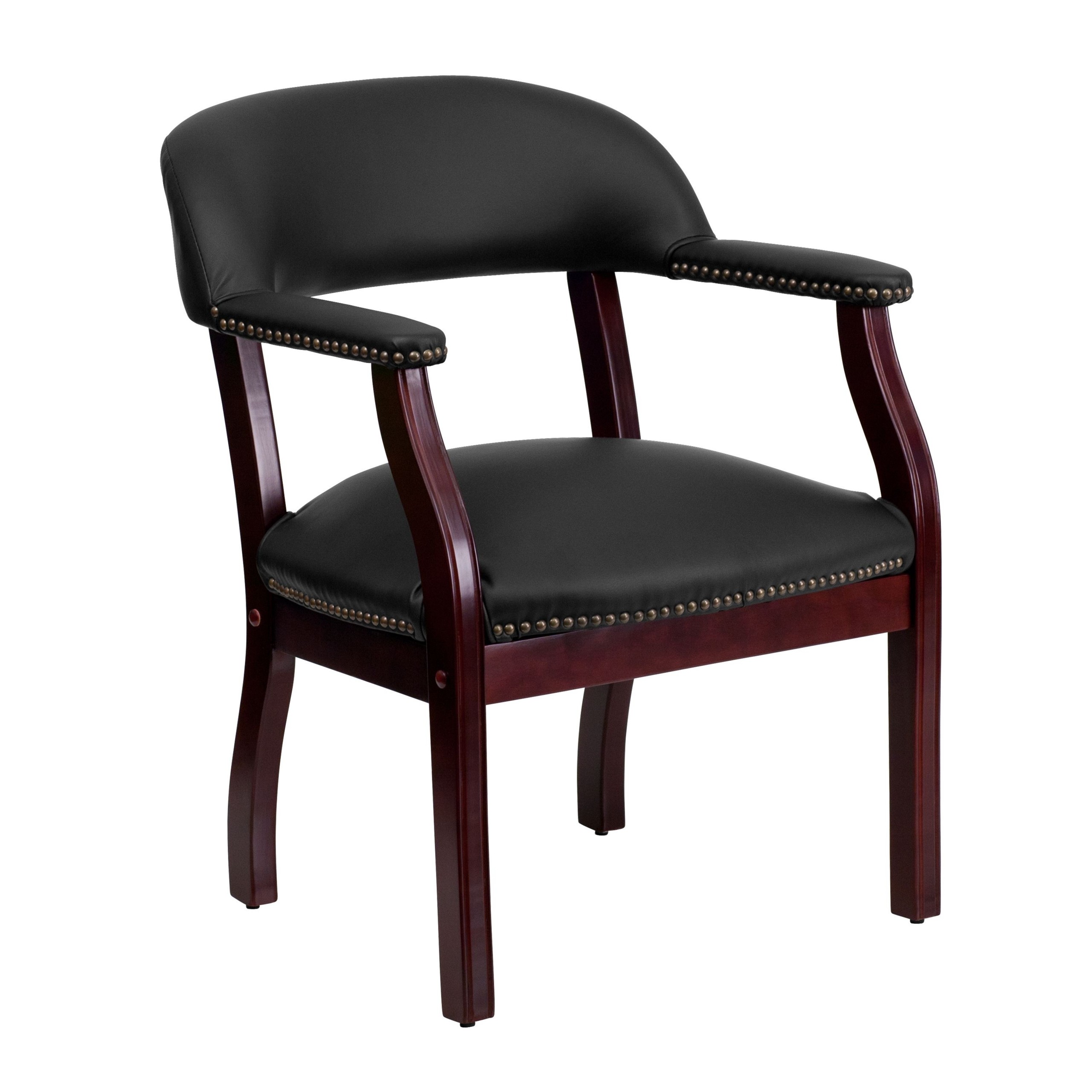 Flash Furniture Black Vinyl Luxurious Conference Chair