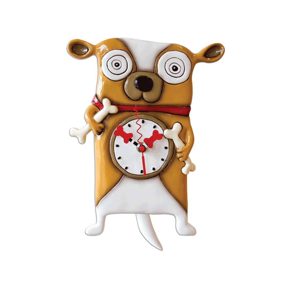 Funky dog wall clocks 1