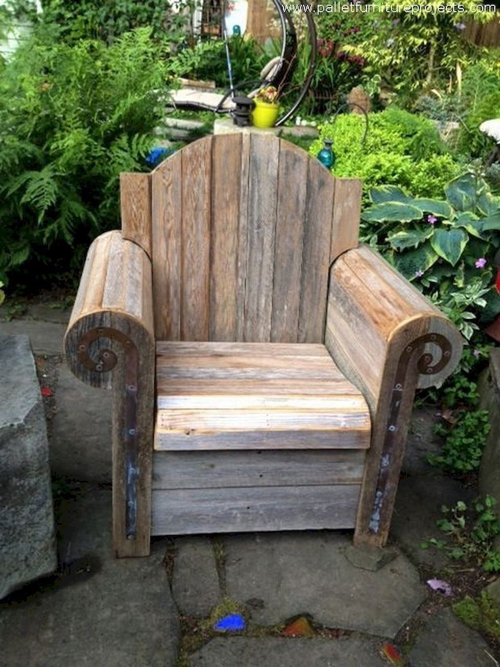 Garden wooden chair