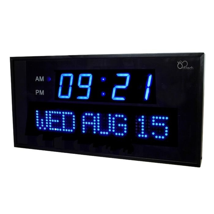 Digital Led Wall Clocks Battery Operated | Led wall clock, Digital wall  clock, Clock