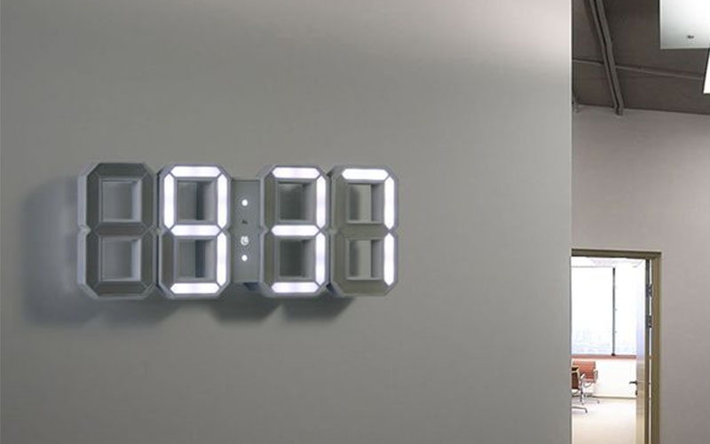 Led wall clock 5