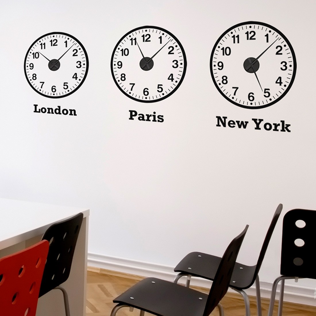 Time Zone World Wall Clocks Foter