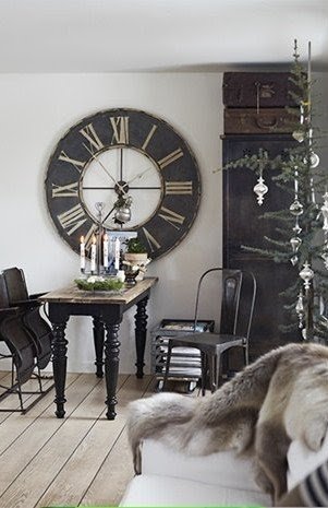 oversized wall clock