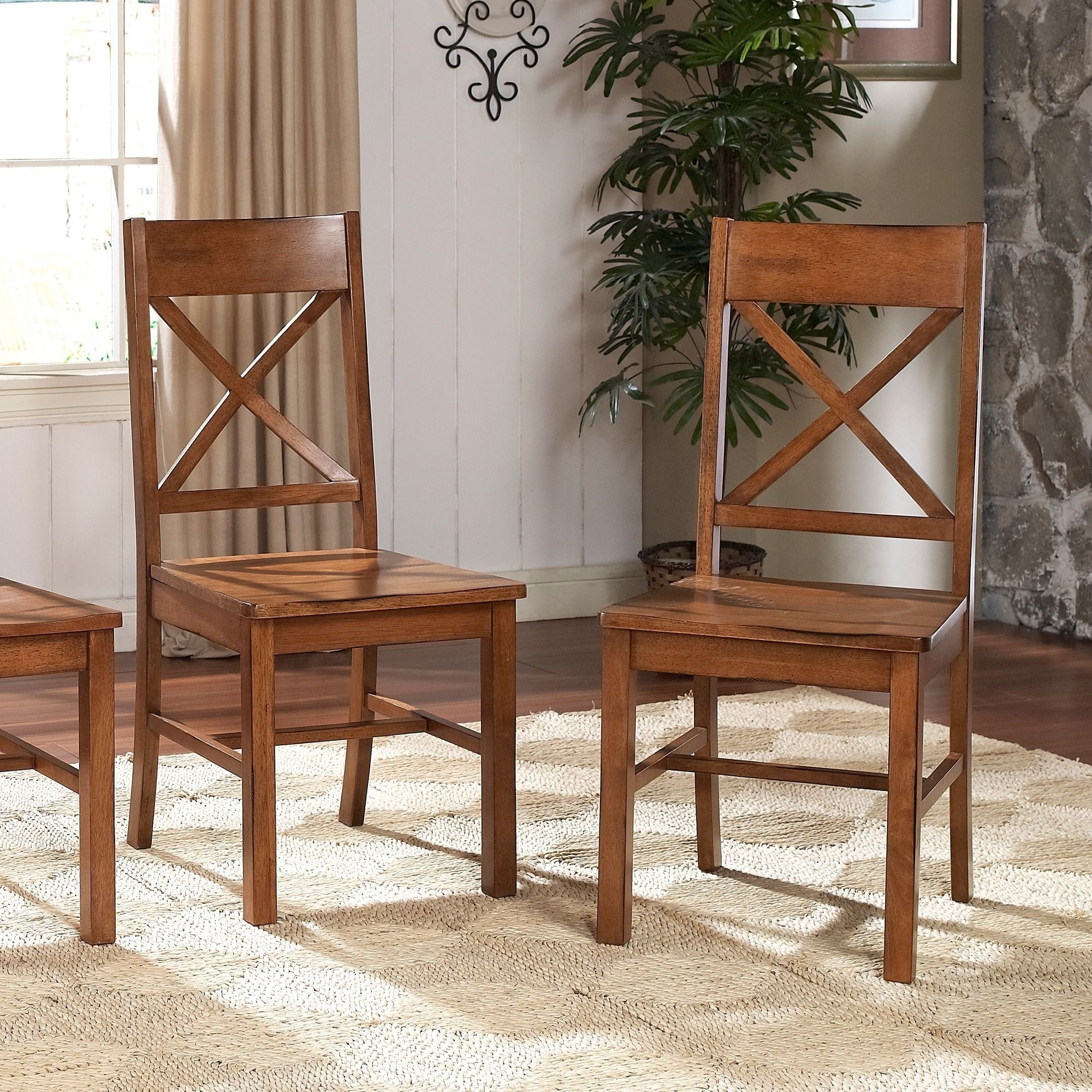 Real wood dining chairs hot sale