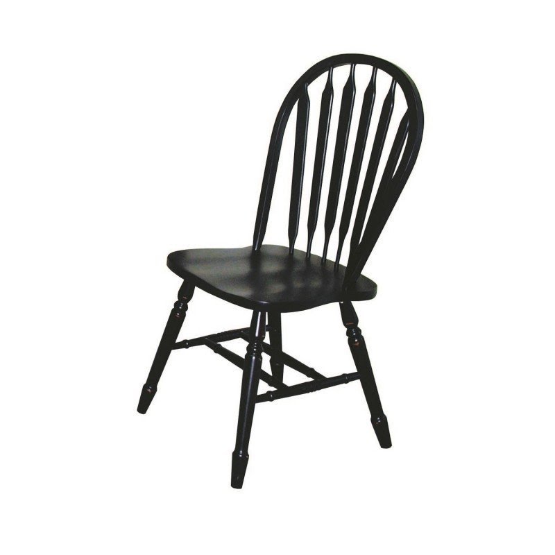 Black Windsor Chair Ideas On Foter   Sunset Selections Arrow Back Side Chair Finish Antique Black 