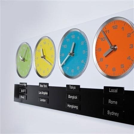 Time zone wall clock where each of our compassion children
