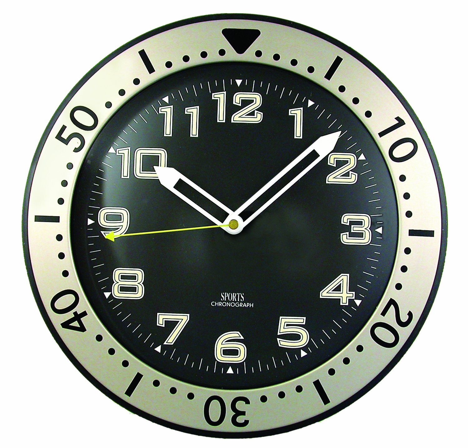 Timekeeper 515BB 11-Inch Round Glow-In-the-Dark Wall Clock