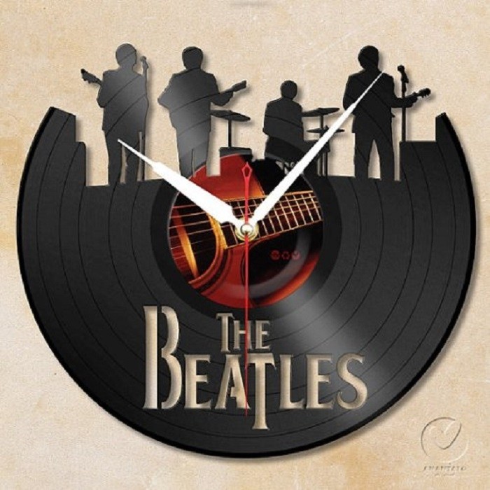 Vinyl Wall Clock The Beatles