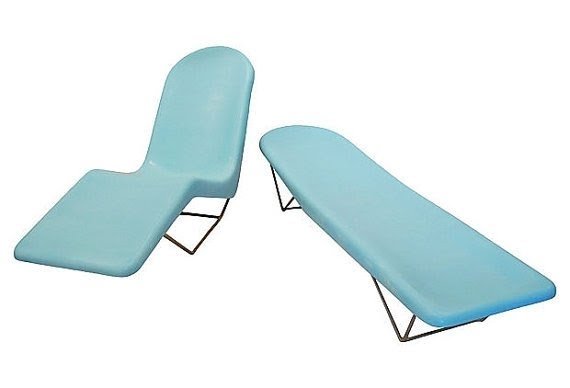 Water lounge chairs