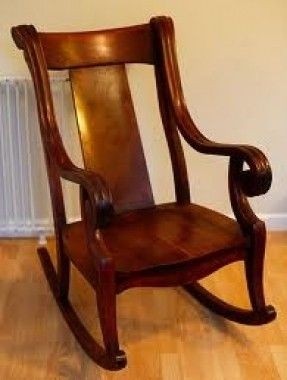 old fashioned nursing chair