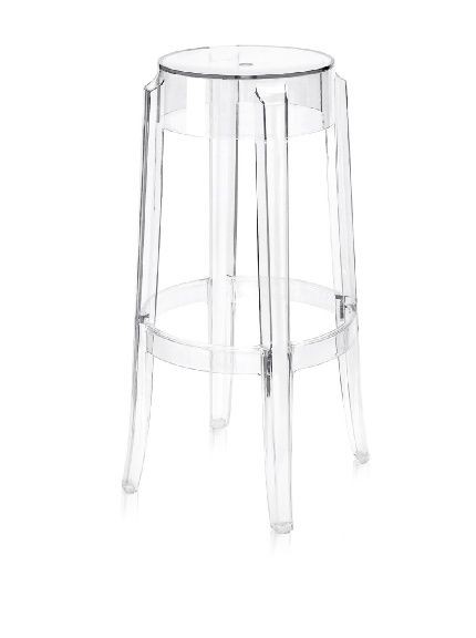 Control Brand The Ghost Bar Stool, Clear