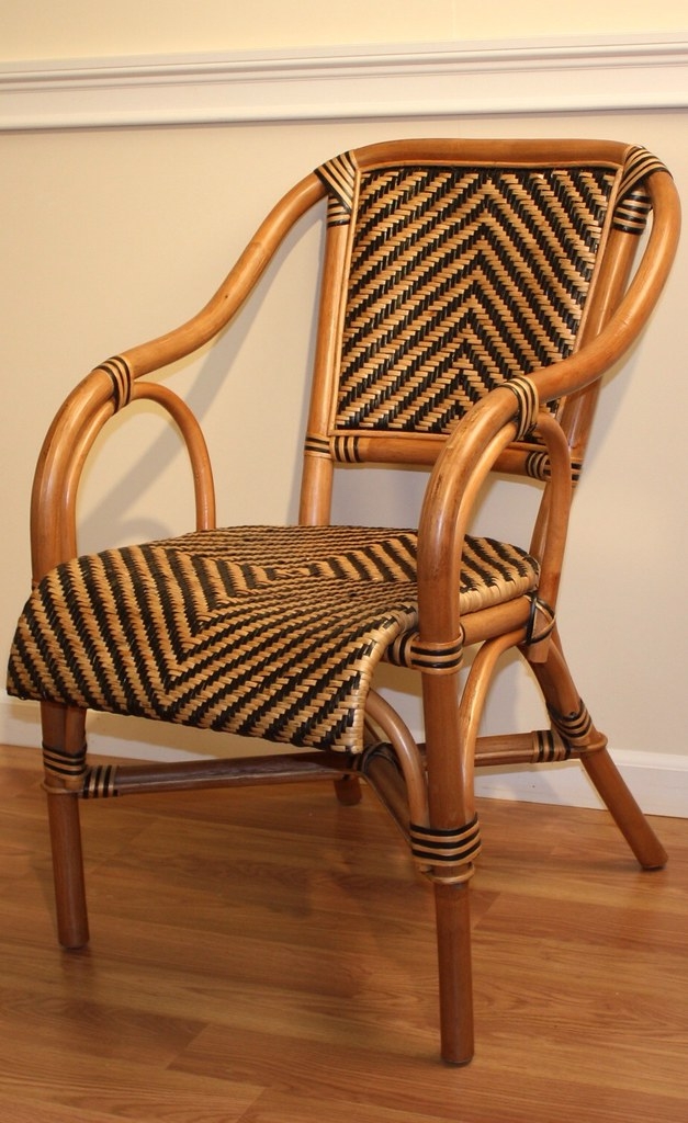 Rattan barrel chair