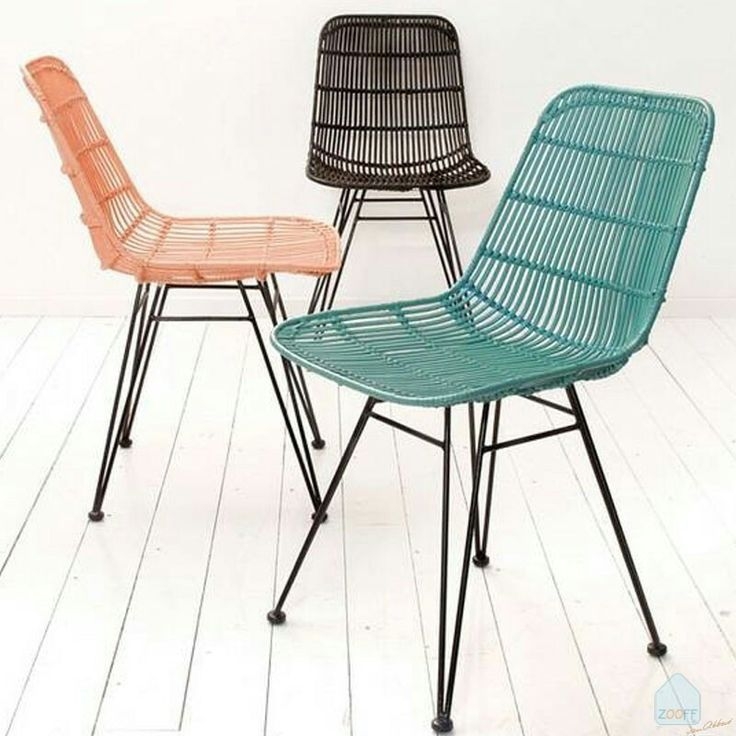 Rattan dining chairs 3