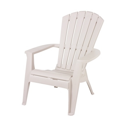 Resin adirondack stacking chair 29 75x33x35 clay color