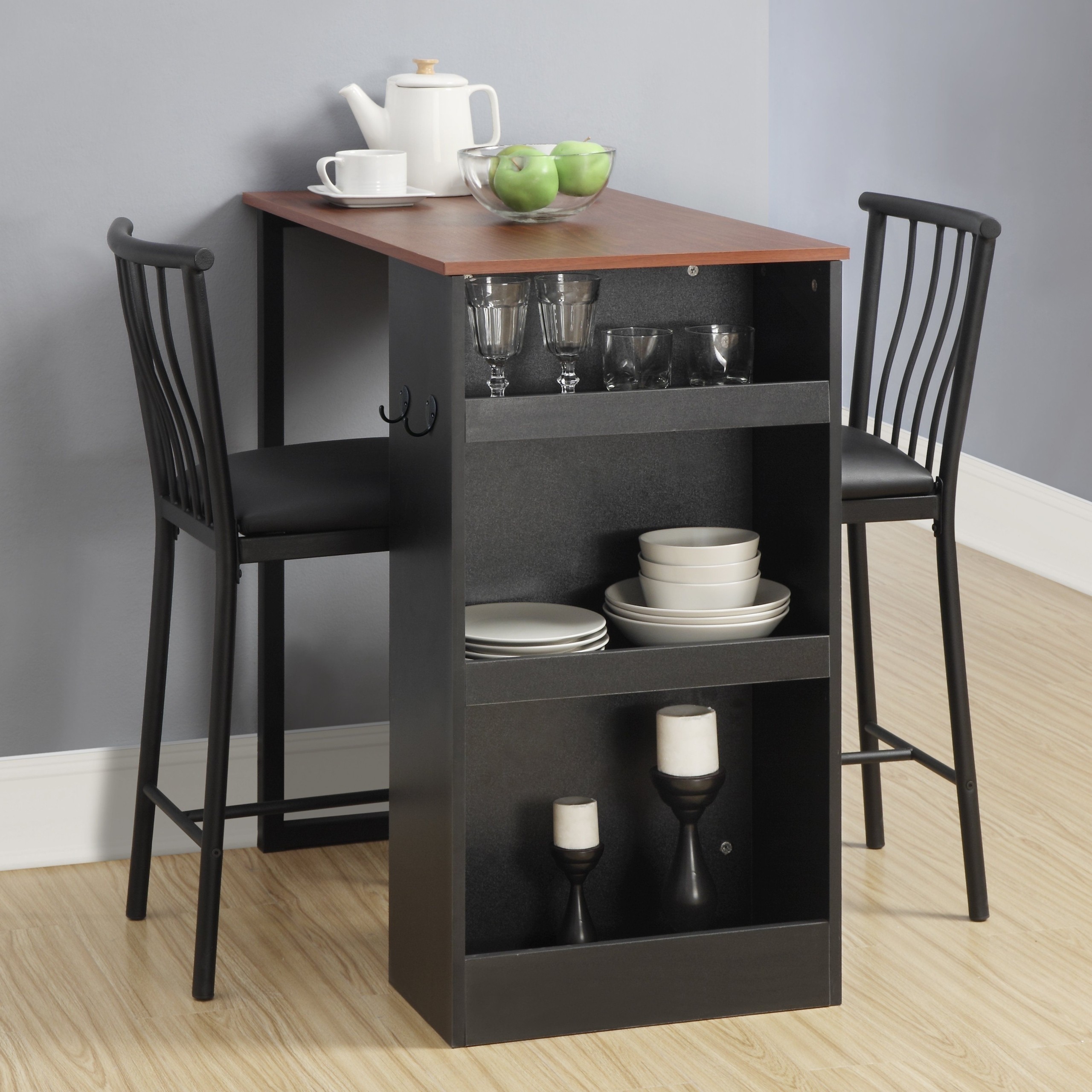 Pub Style Kitchen Table Sets : Amazon Com Recaceik 5 Pcs Dining Table Set Modern Kitchen Table And Chairs For 4 Wood Pub Bar Table Set Perfect For Breakfast Nook Small Space Living Room Brown Table Chair Sets / There are 406 pub table set for sale on etsy, and they cost $463.84 on average.