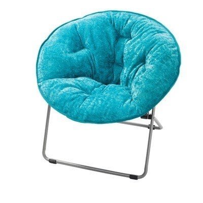 Three Cheers For Girls%21 Crushed Velvet 2 In 1 Double Stuffed Moon Chair