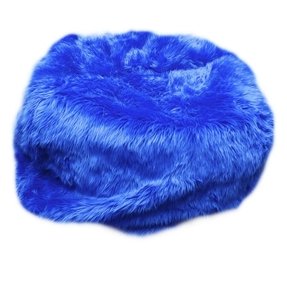 Fuzzy Fur Bean Bag Chair Size 84 Color Royal Blue ?s=pi