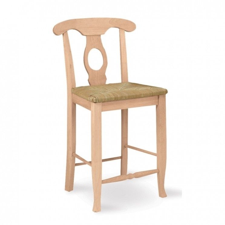 International Concepts S-122 24-Inch Empire Stool, Unfinished