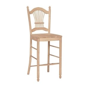 Western Leather Bar Stools Ideas On Foter International Concepts S 162 Sheaf Back Stool 24 Inch Sh Unfinished
