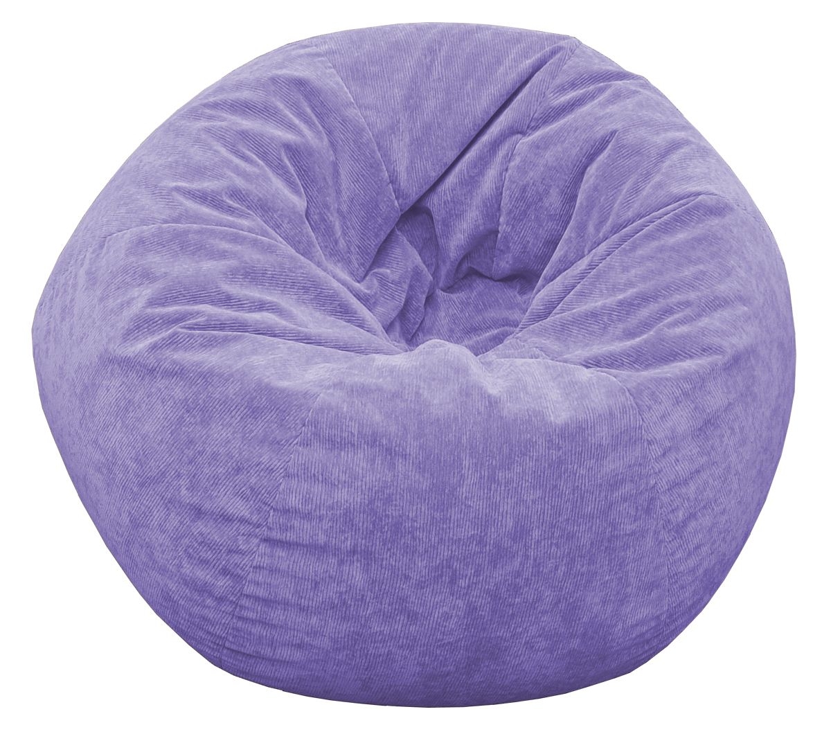 Jumbo Corduroy Bean Bag Chair Color: Lilac