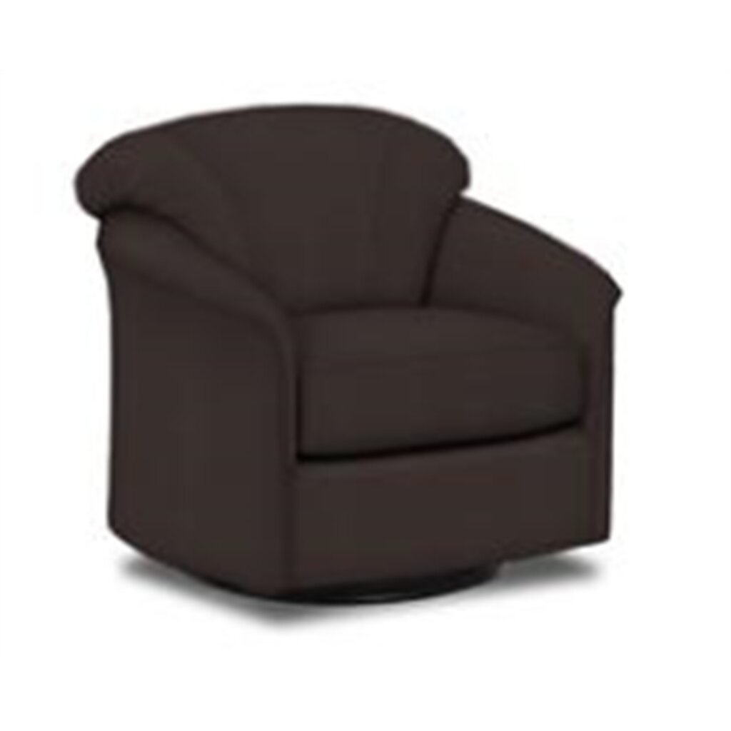 Klaussner Swivel Glide Chair, Black