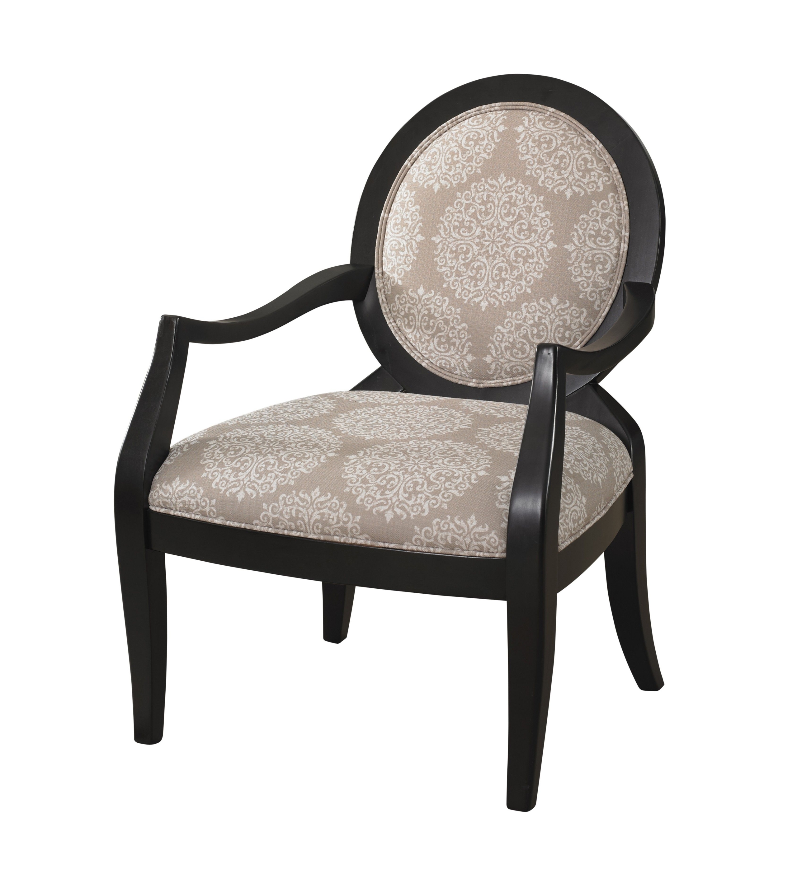 Powell Company Batik Framed Chair, Pearl Black