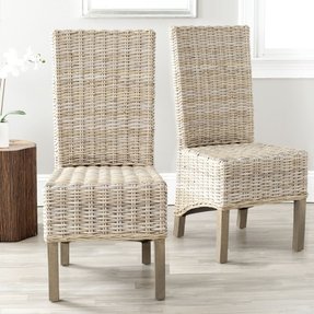White Wicker Chairs - Foter