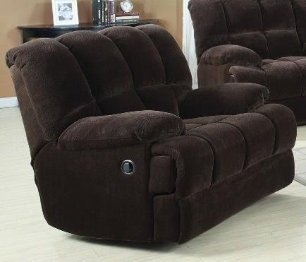 Ahearn Rocker Recliner, Chocolate Champion by Acme Furniture
