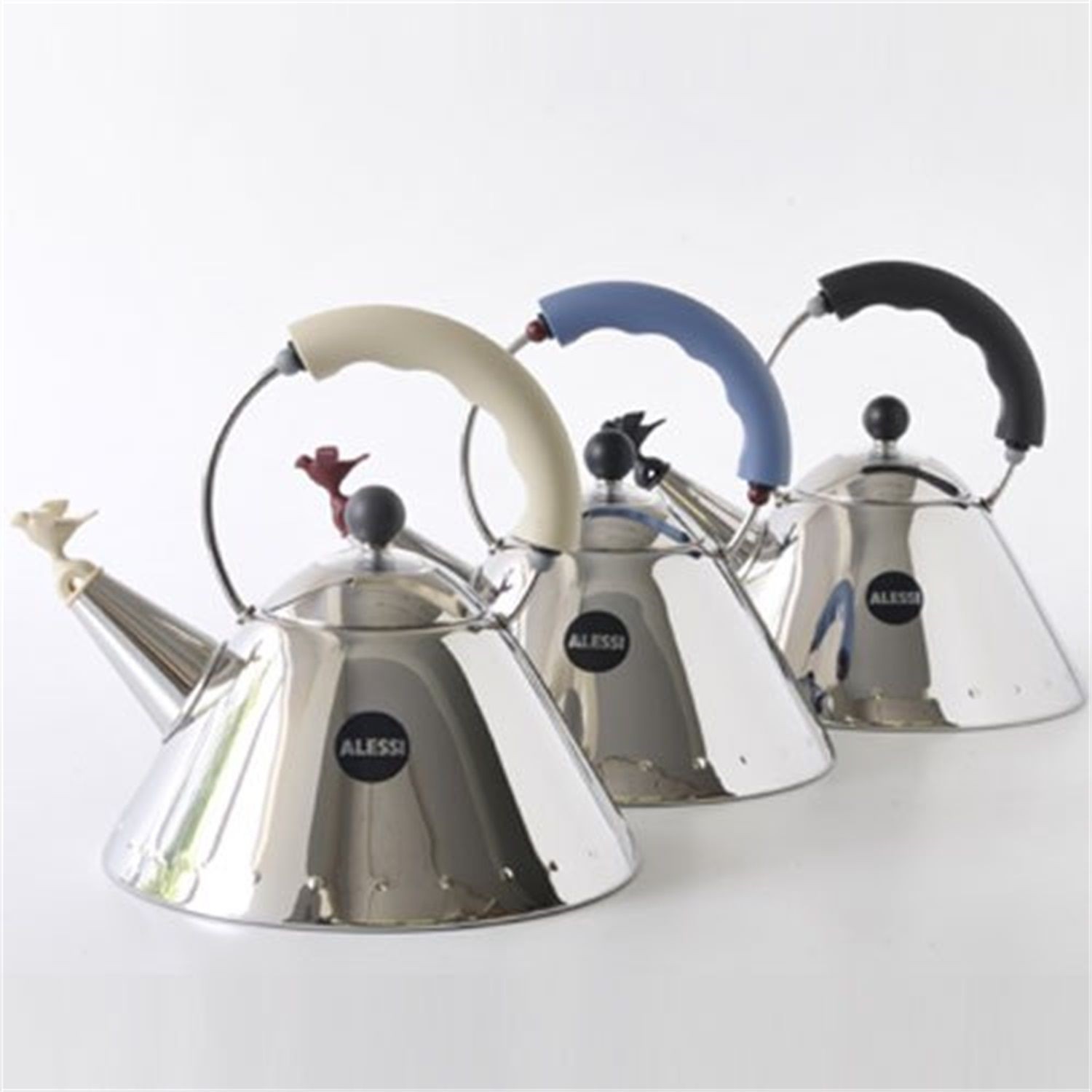 Alessi Michael Graves Kettle with Bird Whistle, Ivory Handle