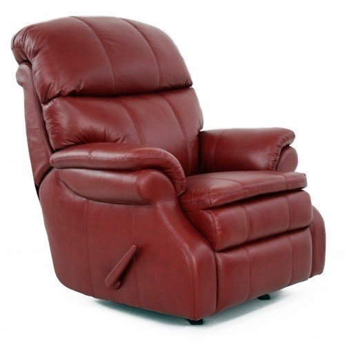 dark red recliner chair