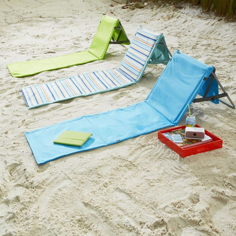 beach mat with back support