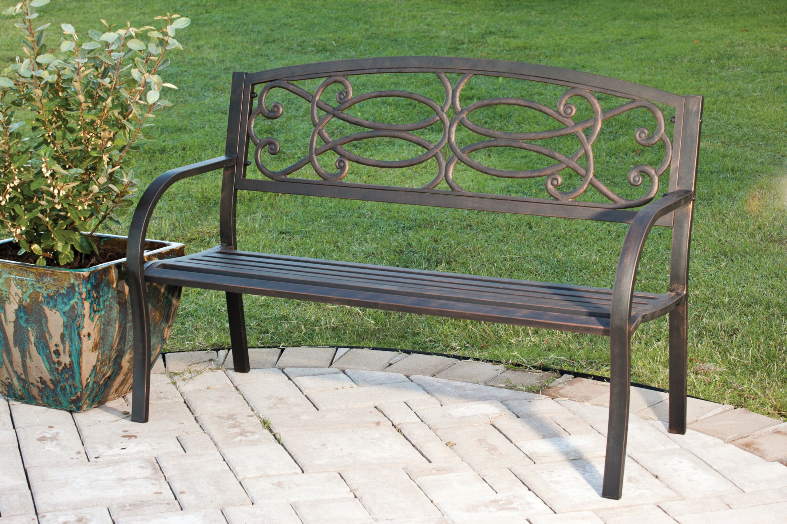 Wrought Iron Patio Benches - Ideas on Foter