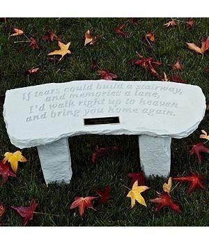 Personalized If Tears...Garden Bench
