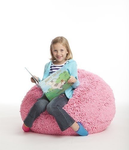 Shags ORIGINAL-CC Bean Bag Chair, Small, Cotton Candy Pink