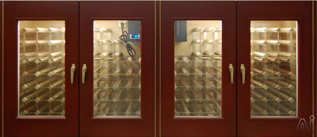 wine cabinet with glass doors