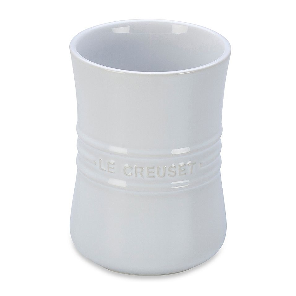 Le Creuset Stoneware 2 3/4-Quart Utensil Crock, White