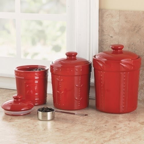 Signature Housewares Sorrento Kitchen Canister Set - Ivory