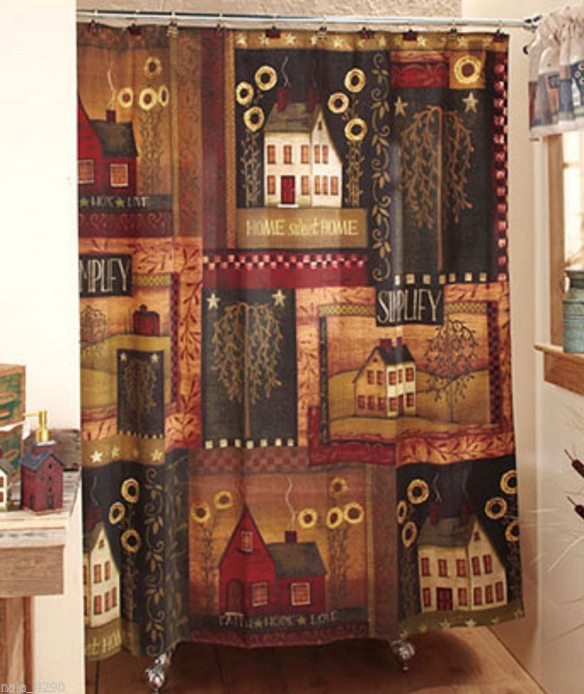 Primitive Shower Curtains Ideas On Foter