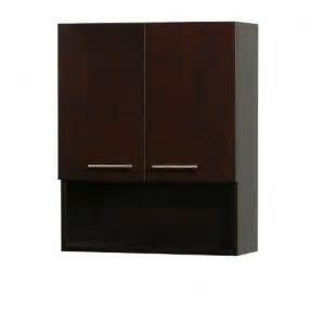 Wyndham Collection WCV207ES Centra Wall Mount Bathroom Cabinet with Brushed Chrome Hardware, Espresso