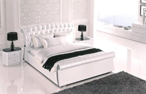 3pc European Modern Leather Queen Bed Set, AM-B6275-Q